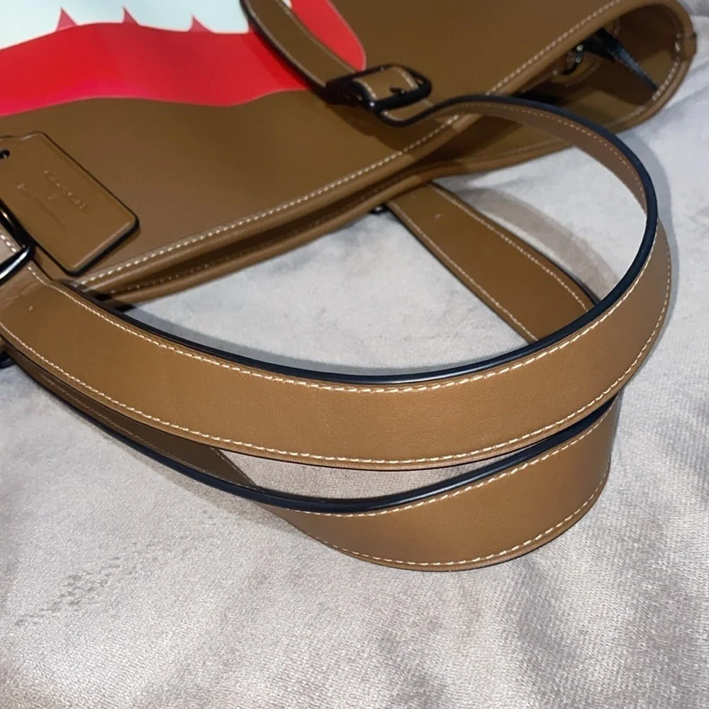 Coach x Tom Wesselmann Smile Mouth Lips Teeth Carriage Tote